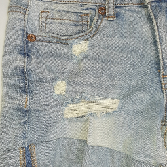 Aero Distressed Denim Shorts - Picture 10 of 15